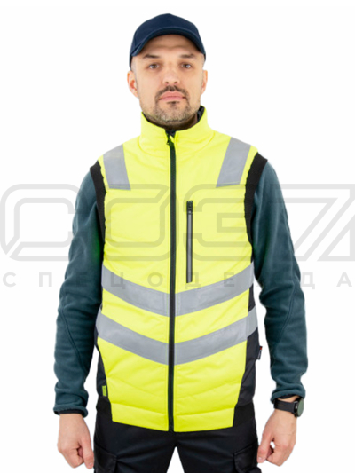 signalnyj-zhilet-uteplennyj-brodeks-kw-111-zheltyjchernyj-1