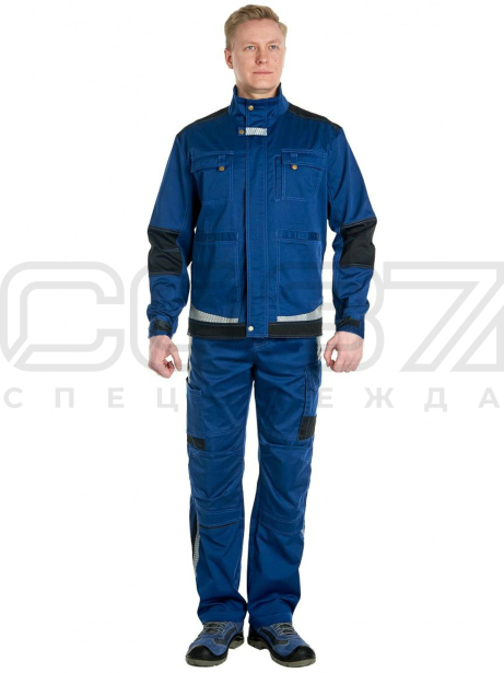 Куртка рабочая Амблер цв. тёмно-синий, чёрный-1